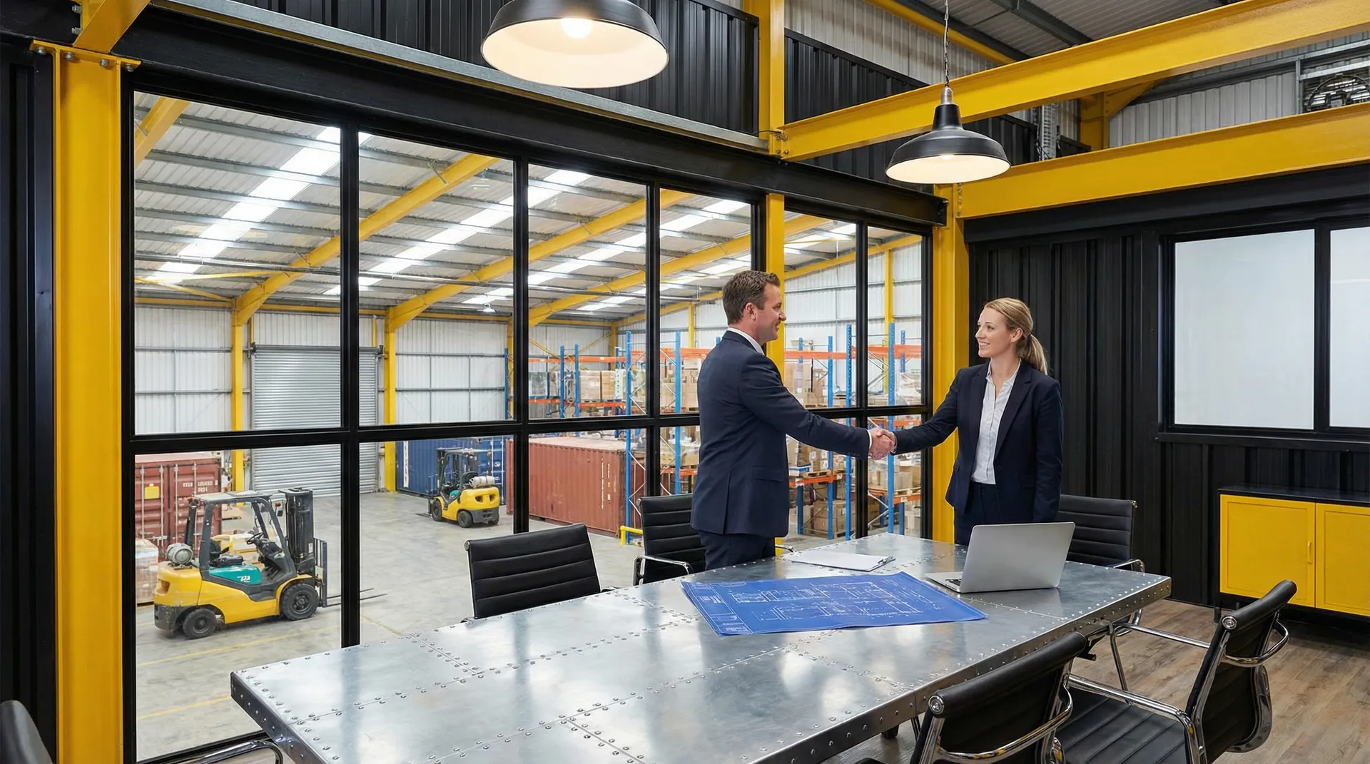 黄色仓库 - 批发合作商务洽谈